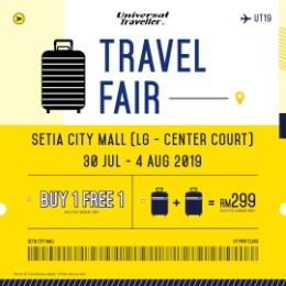 Universal Traveller At Setia City's Mall Travel Fair